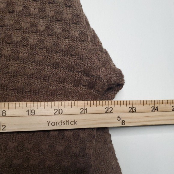 Tricots St Raphael Sweater Mens X-Large Brown Waffle Pullover Casual - Picture 6 of 7